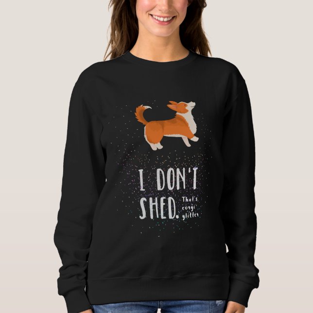 Moletom Corgi Glitter Pembroke Welsh Corgi (Frente)