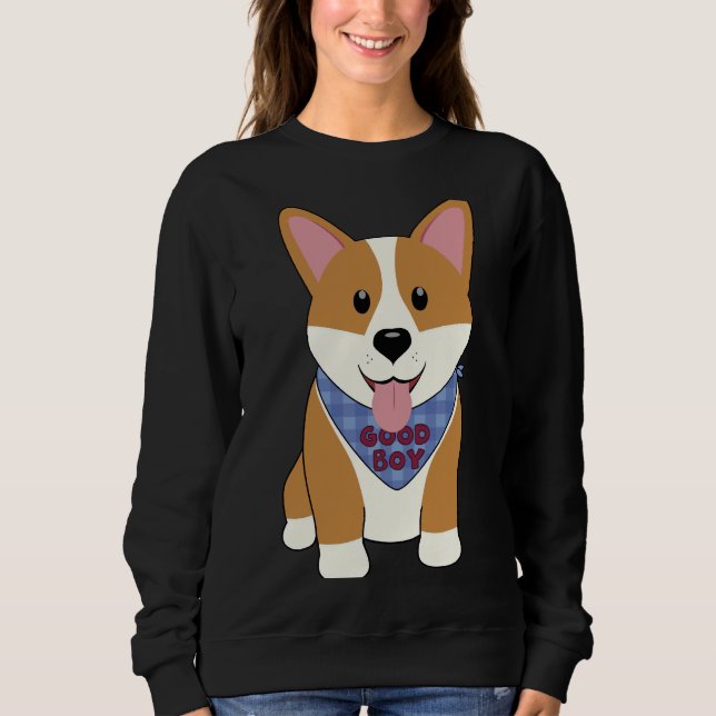Moletom Corgi Good Boy (Frente)