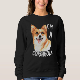 Moletom Corgi Im A Corgiholic Corgis Dog Corgi
