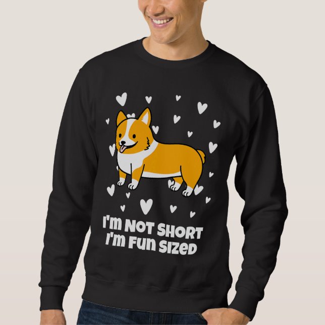 Moletom Corgi Im Não Curto (Frente)