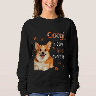 Moletom Corgi Kisses Fix Everything 1249