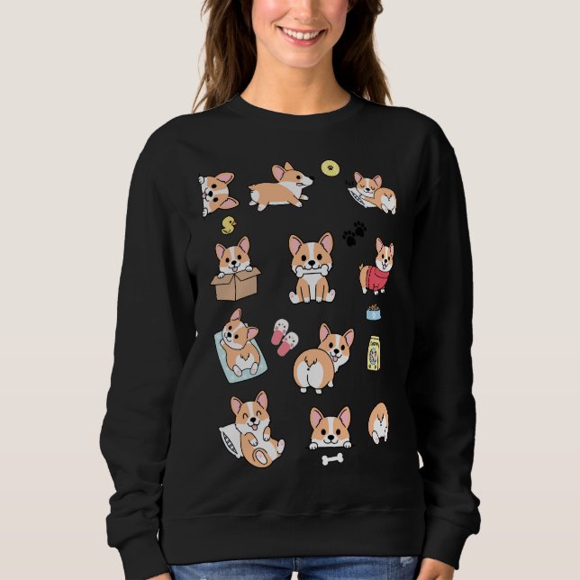 Moletom Corgi Love (Frente)