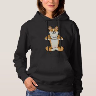 Moletom Corgi Namaste Yoga