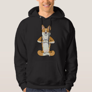 Moletom Corgi Namaste Yoga