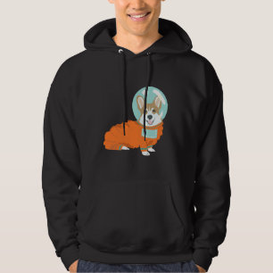 Moletom Corgi Outer Space Astronauta Cute Dog Para Welsh C