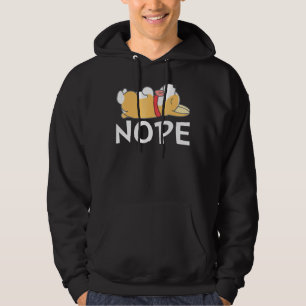 Moletom Corgi Preguiçoso Bonito Nope Para O Dia Preguiçoso
