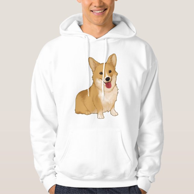 Moletom Corgi sorridente (Frente)