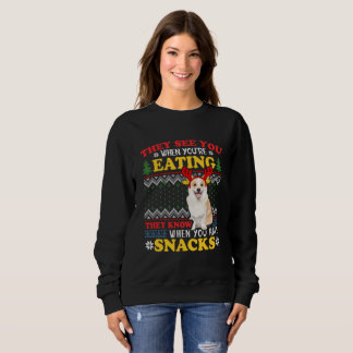 Moletom Corgi Ugly Christmas They See You're Eating Xmas