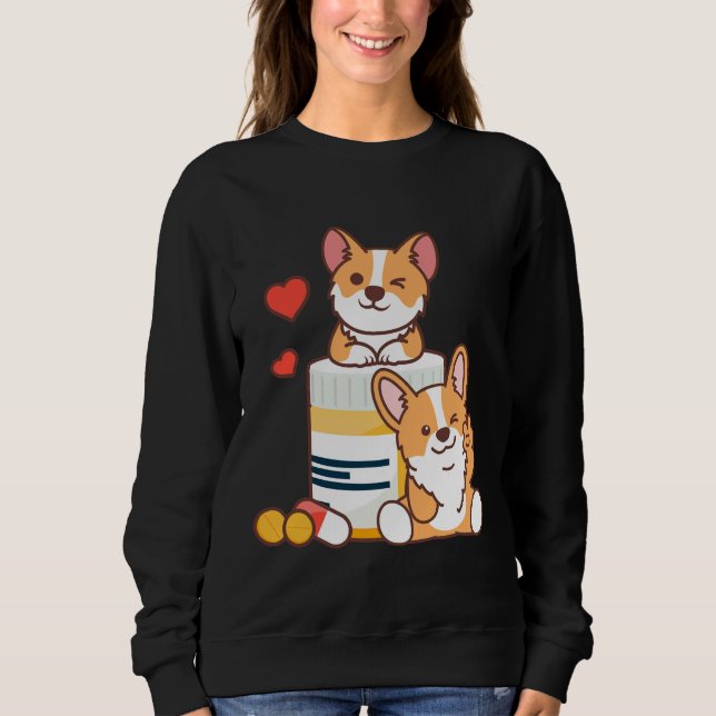 Moletom Corgi X S São As Minhas Drogas (Frente)