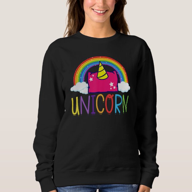 Moletom Cornhole Corn Hole Unicorn (Frente)