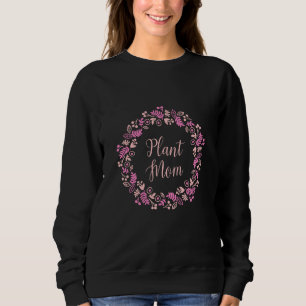 Moletom Coroa Floral Rosa de Plant Mom