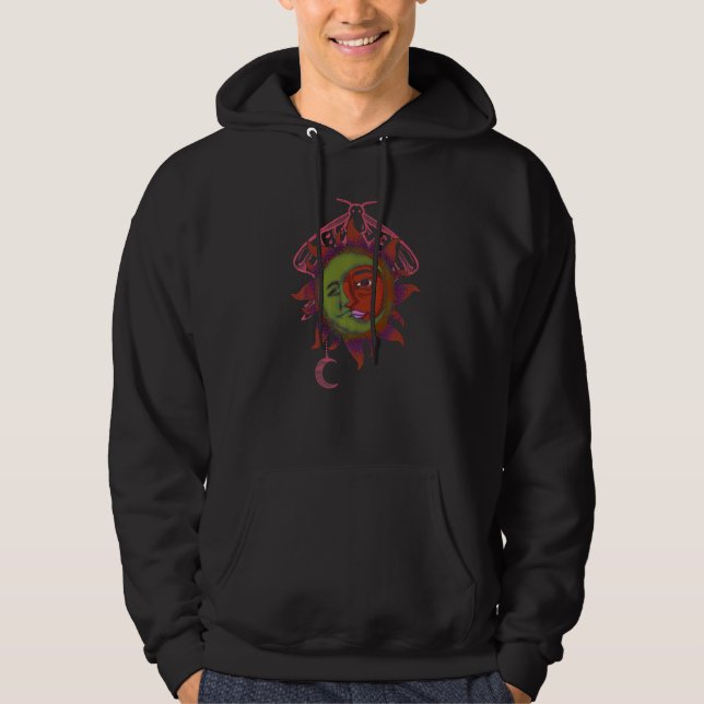 Moletom Corpos Celestes Universo Astronomia Boho Sol Lua  (Frente)