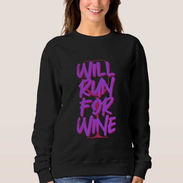 Moletom Corre Para Vinho (Frente)