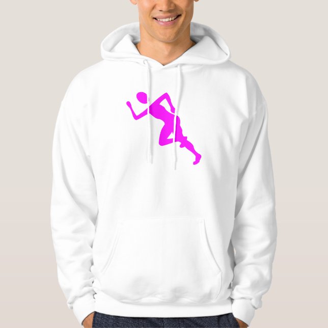 Moletom Correndo - Magenta (Frente)
