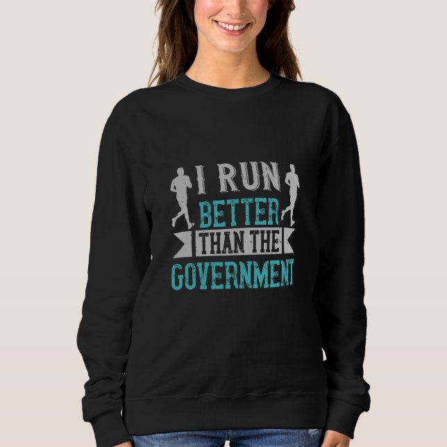Moletom Correndo melhor que o governo (Frente)