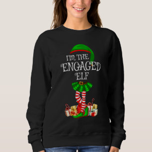 Moletom Correspondente Grupo Familiar Sou o Elf Christma E