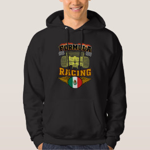 Moletom Corrida Automóvel Mexicana Bandeira do México Carr