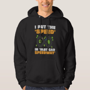 Moletom Corrida de Carros de Slot Eu Coloco a Velocidade n