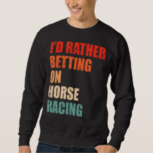 Moletom Corrida De Cavalo A Dizer A Um Cavalo Derby 1
