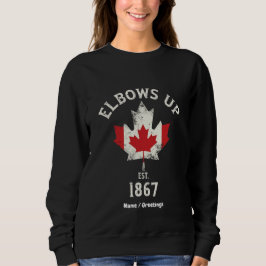 Moletom Corta o Canadá no leste de 1867, orgulhosa Vintage
