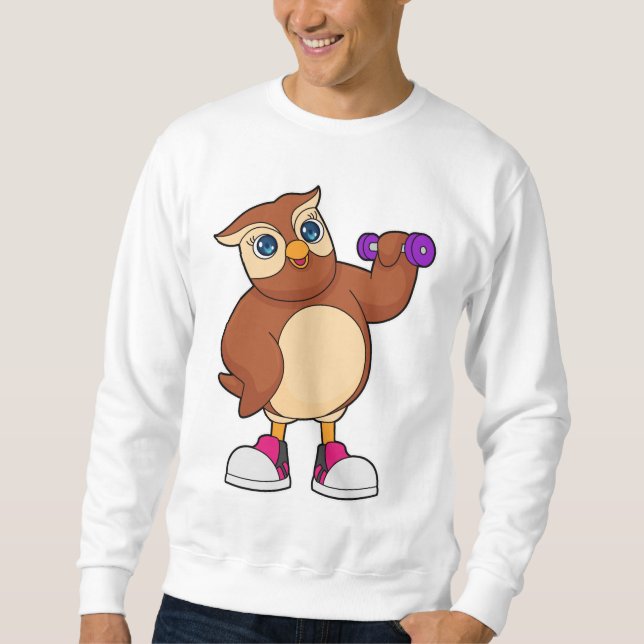 Moletom Coruja Malhação Dumbbell (Frente)