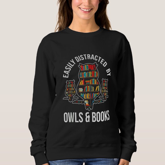 Moletom Coruja Nerd Leitura Idea Owl (Frente)