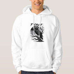 Moletom Corvo F-Caw-F Humor Gótico Divertido