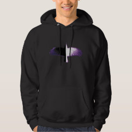 Moletom Corvo Roxo Preto e Branco