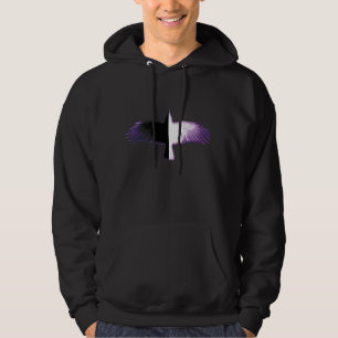 Moletom Corvo Roxo Preto e Branco