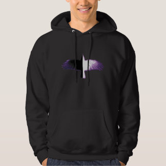 Moletom Corvo Roxo Preto e Branco