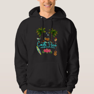 Moletom Costa Rica Beach Summer Palm Surf Sun Set Palm Tre
