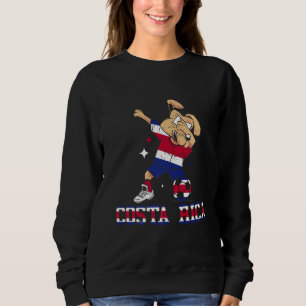Moletom Costa Rica Dabbing Dog Futebol Ball Costa
