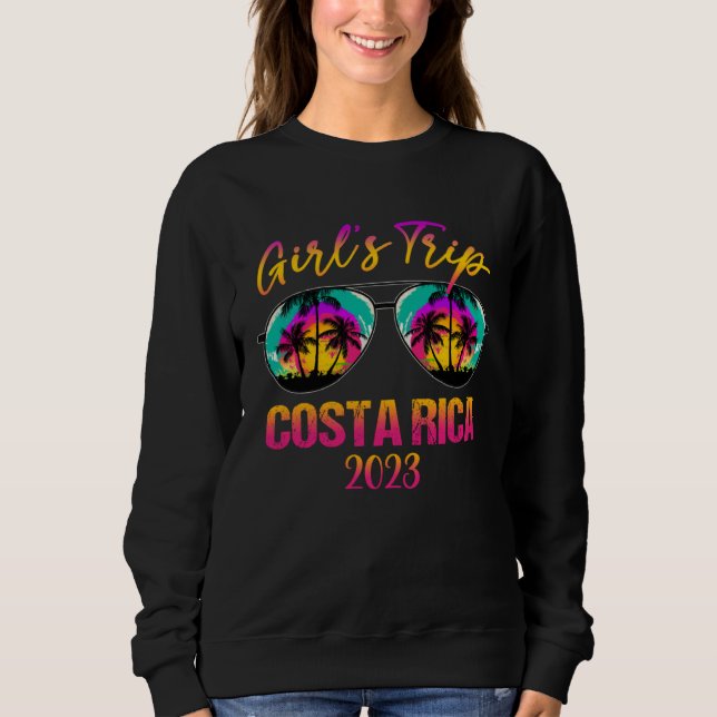 Moletom Costa Rica Girls Trip 2023 Sunglasses Summer Girlf (Frente)
