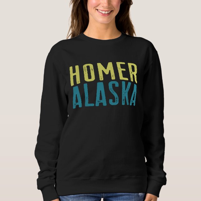 Moletom Costeira do Pacífico Homer Alaska Empilhada (Frente)