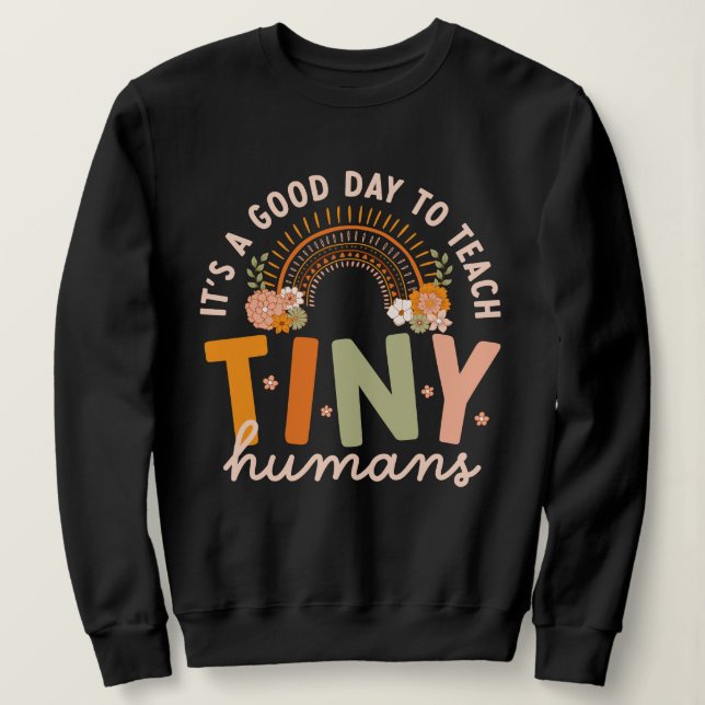 Moletom Cota de Professores da Pré-escola de Boho Retro (Frente do Design)