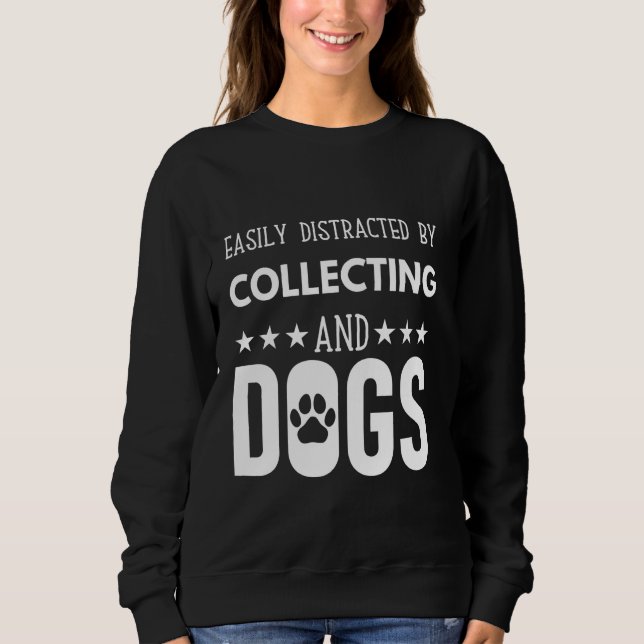 Moletom Cota engraçada de pata de cachorro, facilmente dis (Frente)