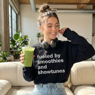 Moletom Cota Engraçada para Smoothie e Showtunes Lovers 