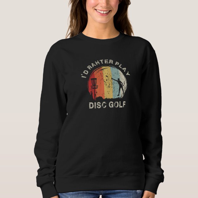 Moletom Cotações de Disco de Golfe Gráfico Jogador de Disc (Frente)