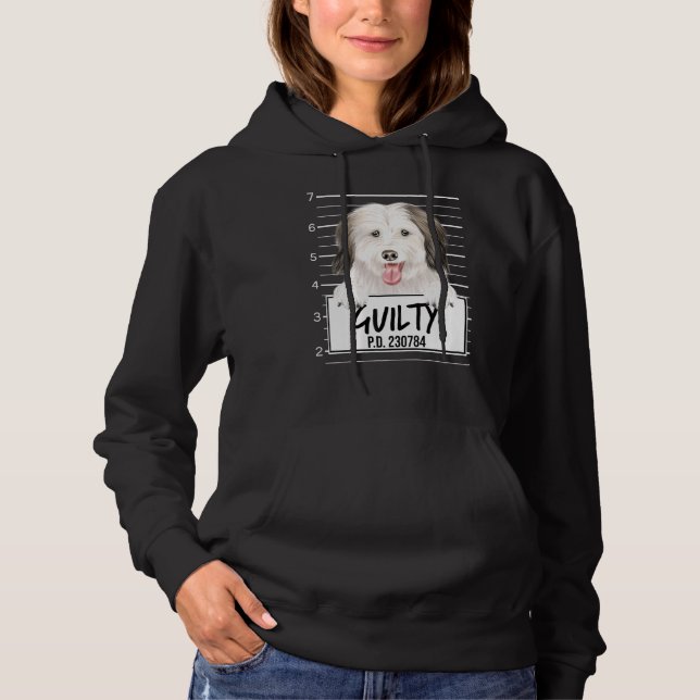 Moletom Coton De Tulear Mugshot Guilty Dog (Frente)