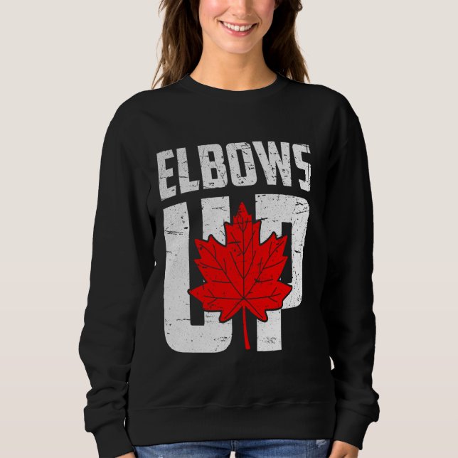 Moletom Cotovelos Erguidos Canadá (Frente)