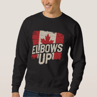 Moletom Cotovelos Erguidos Canadá Est 1867 Orgulhosamente
