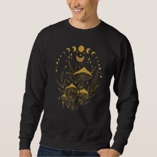Moletom Cottagecore Sombrio Dark Academia Cogumelos Goblin