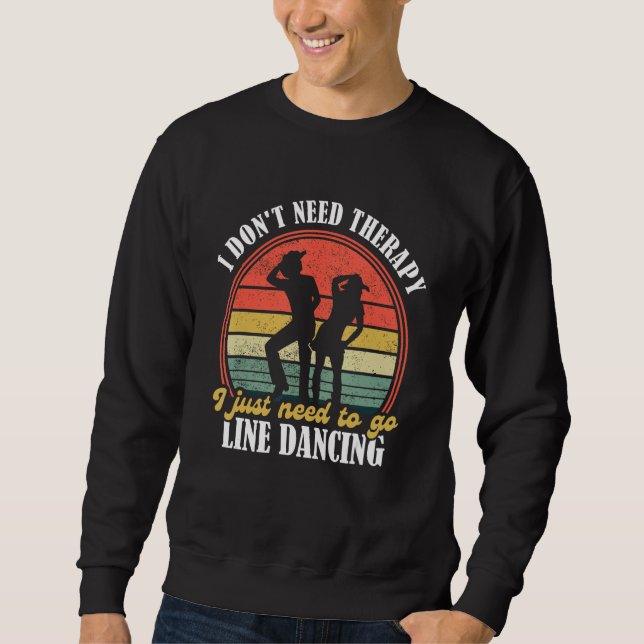 Moletom Country Dance   Funny Line Dancing   Line Dancing  (Frente)