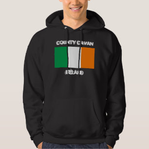 Moletom County Cavan, Irlanda com bandeira irlandesa