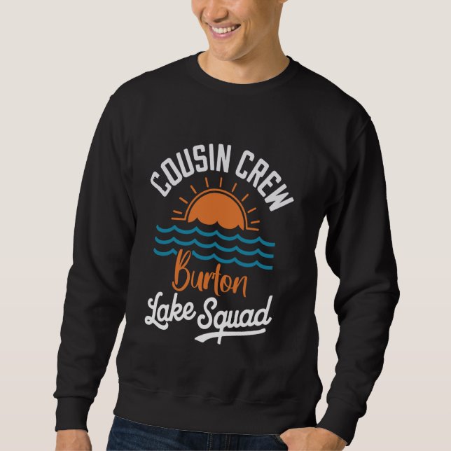Moletom Cousin Crew Burton Lake Squad Cousin Coragem (Frente)