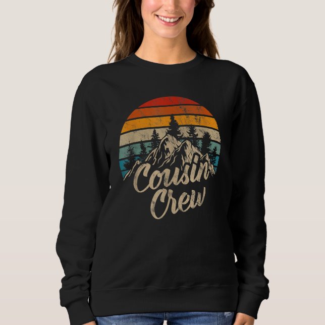 Moletom Cousin Crew Camping Outdoor Sunset Summer Camp (Frente)