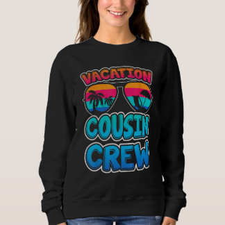 Moletom Cousin Crew Family Summer Vacation Retro Apparel F