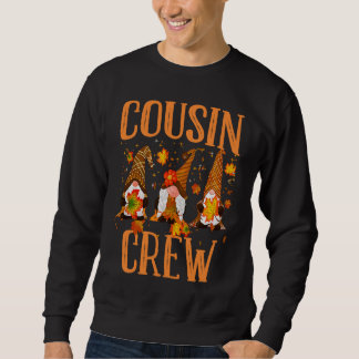 Moletom COUSIN CREW Gnomes Thanksgiving Pumkin Autumn Fall