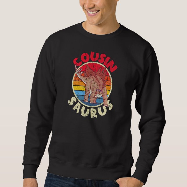 Moletom Cousin Saurus I Stegosaurus Stenops I Family Match (Frente)