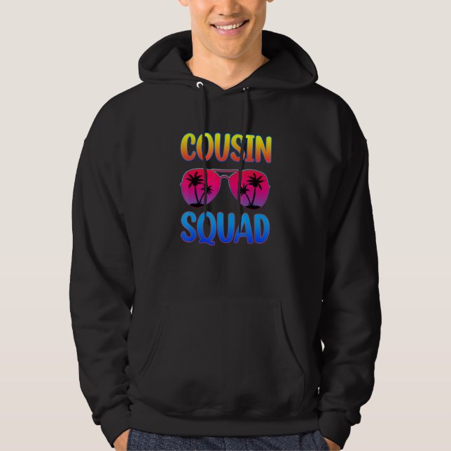 Moletom Cousin Squad Glasses Cousin Crew Family Matching G (Frente)